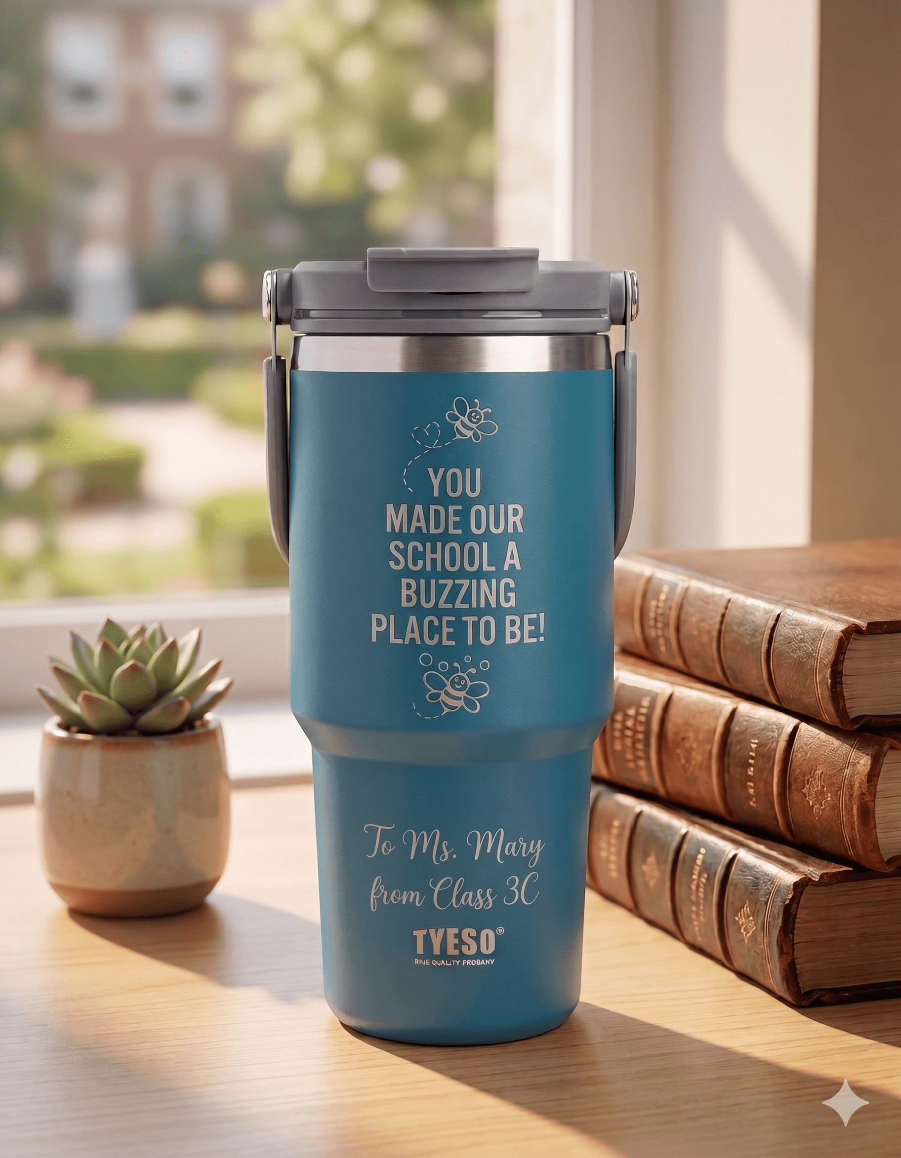 Blue Tyeso Tumbler