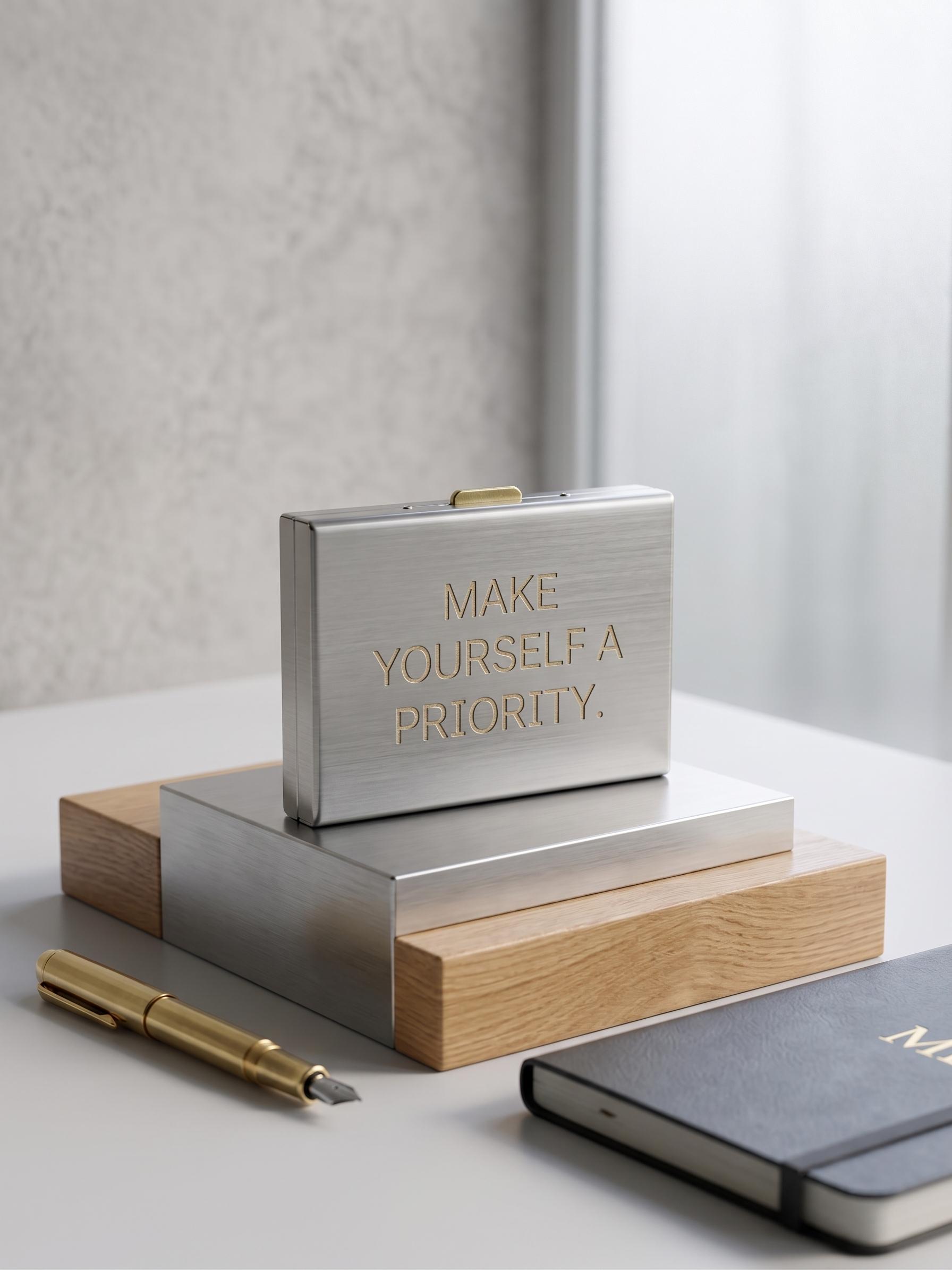 Ladies Silver Card Holder