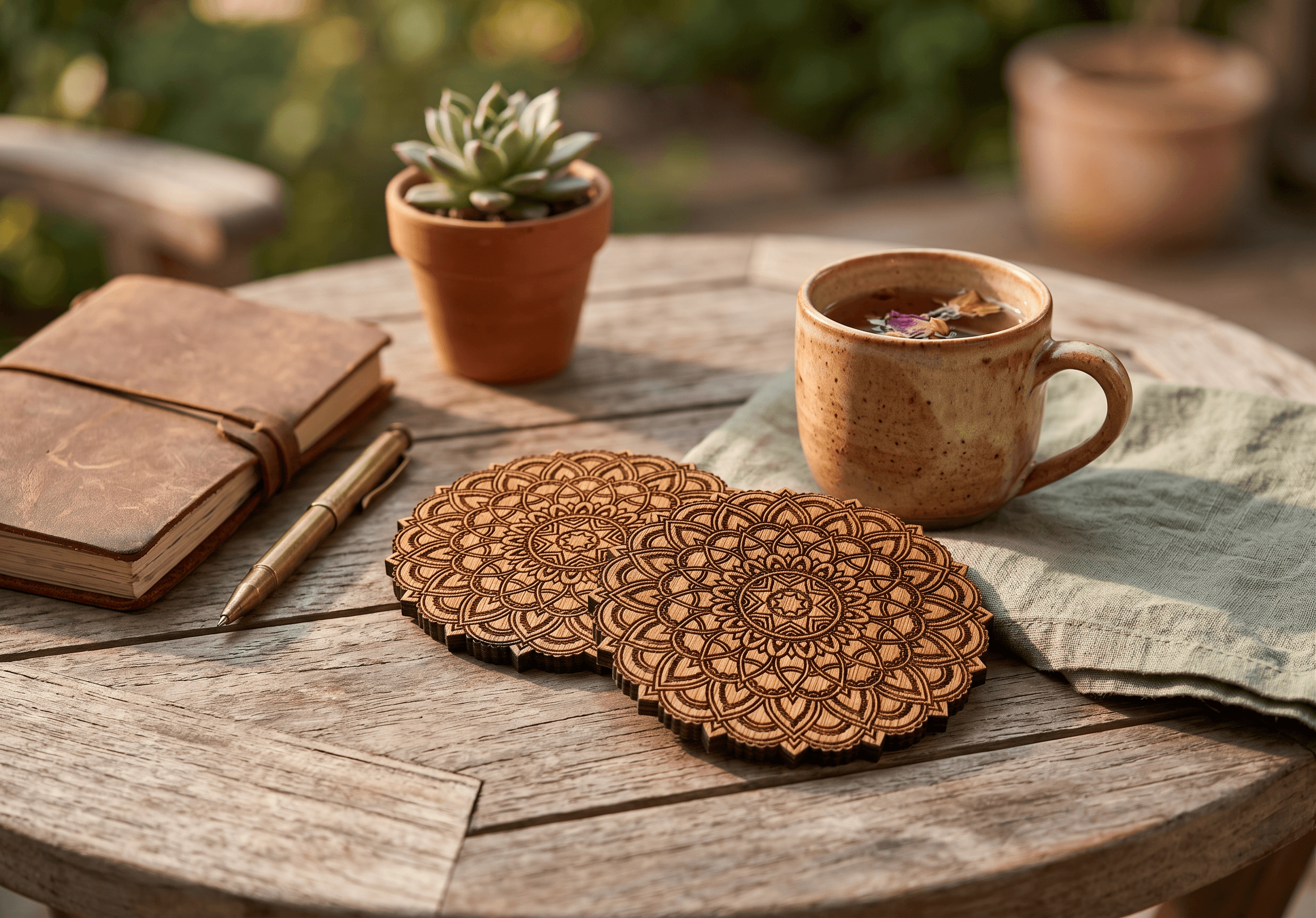 ONE Layer Coasters Set